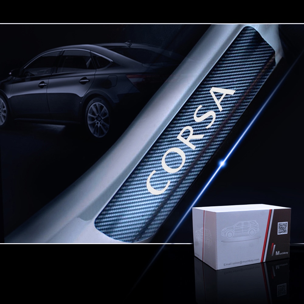 Carbon Fiber Car Door Sill Sticker