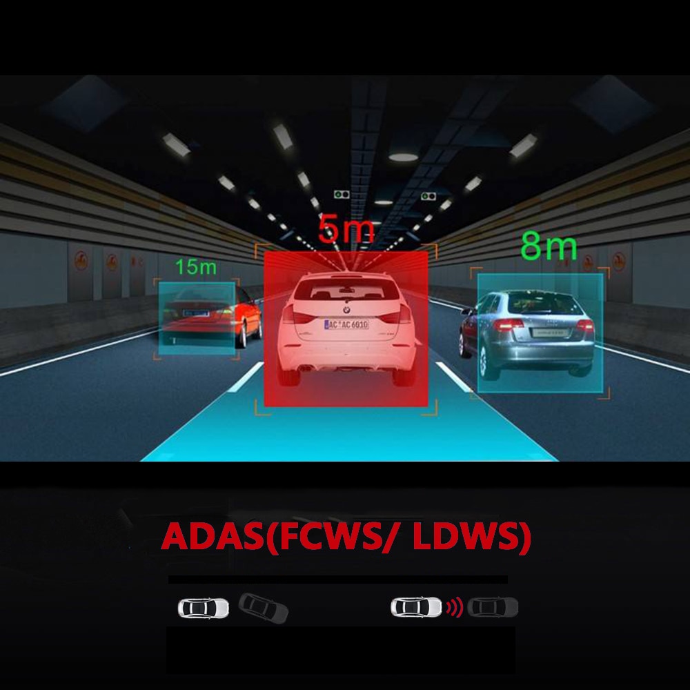 Multifunction 4K Dashcam with Rear View Camera