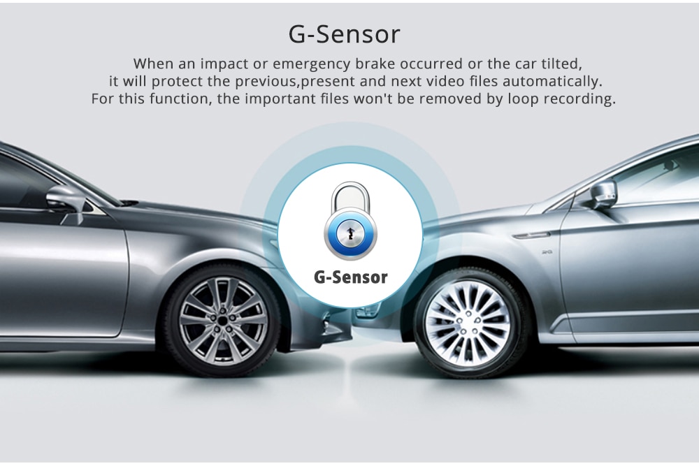 1440P Motion Detection Dashcam with GPS