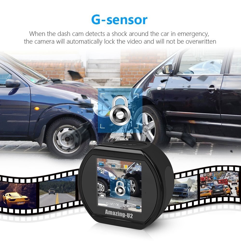 Sphere Design Full HD 1080P Mini Dashcam