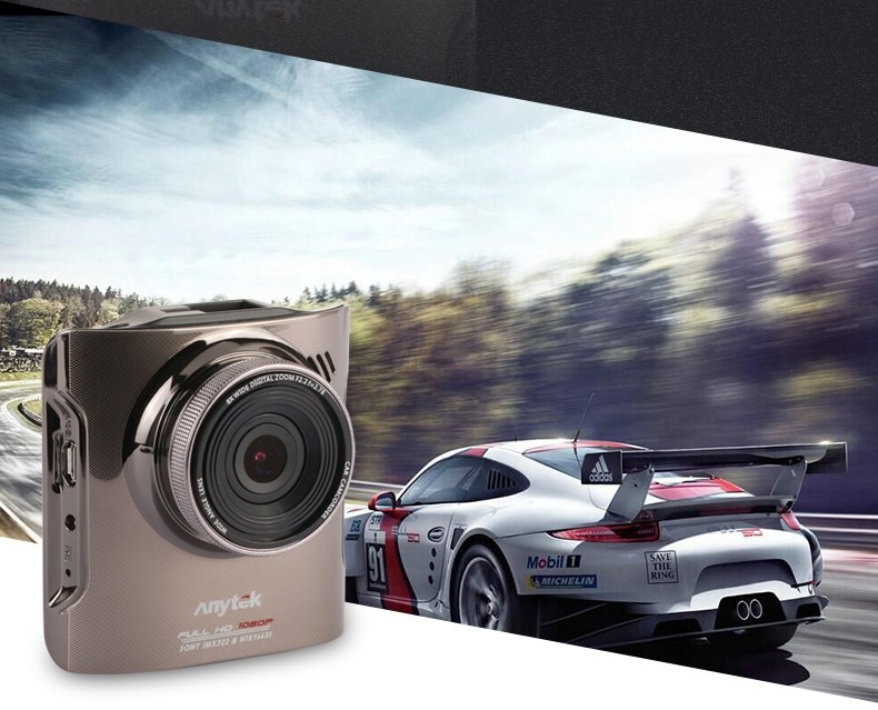 Portable Rose Gold Design Sony IMX322 Dashcam