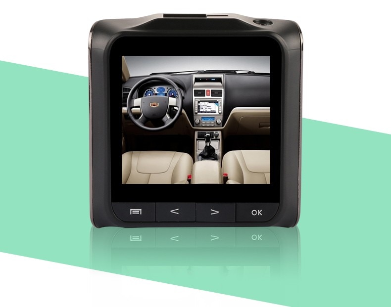 Portable Rose Gold Design Sony IMX322 Dashcam