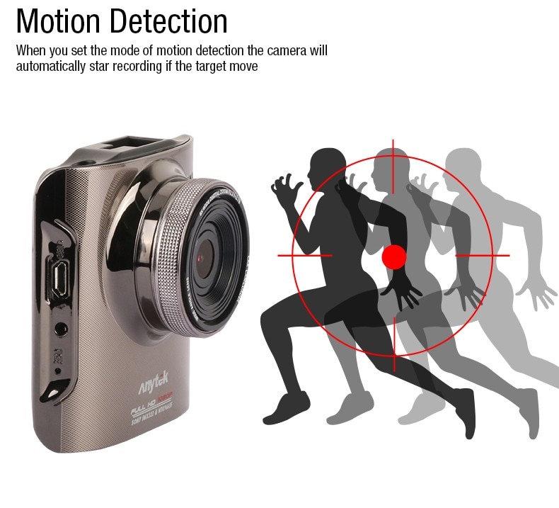 Portable Rose Gold Design Sony IMX322 Dashcam