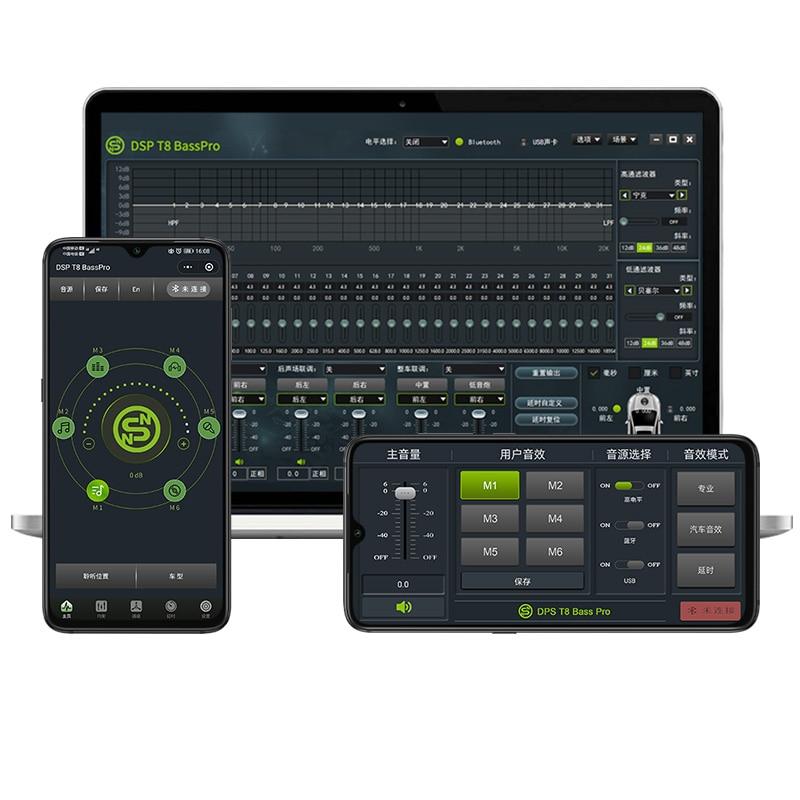 Car Active Subwoofer with Built-in Digital Sound Processor
