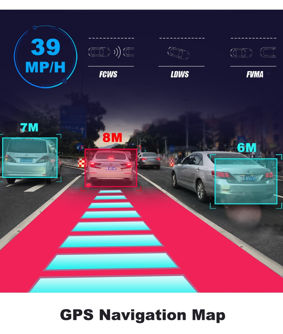 Full HD 1080P Dual Lens 4G Dash Camera for Cars