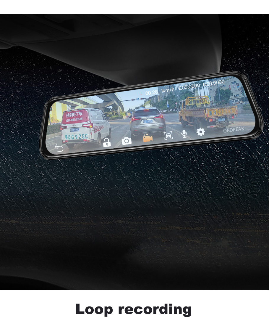 Full HD 1080P Dual Lens 4G Dash Camera for Cars