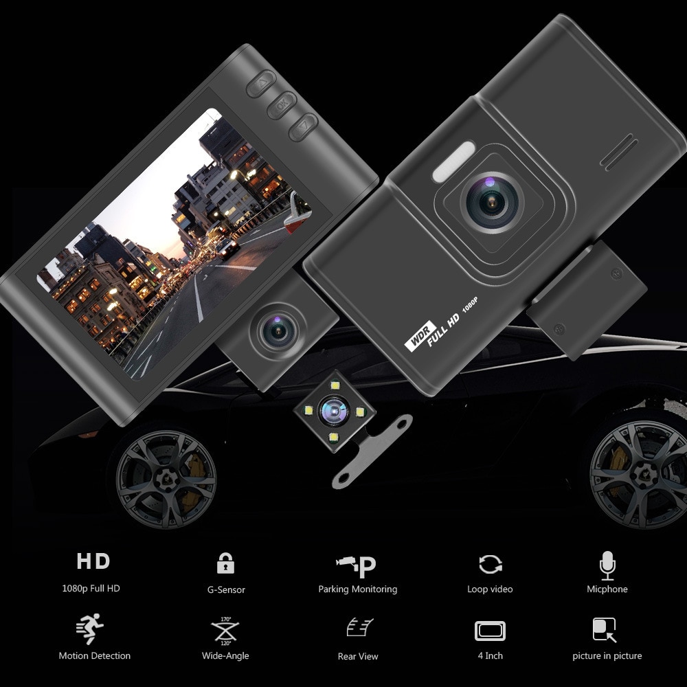 3.0 FHD Portable Dashcamera