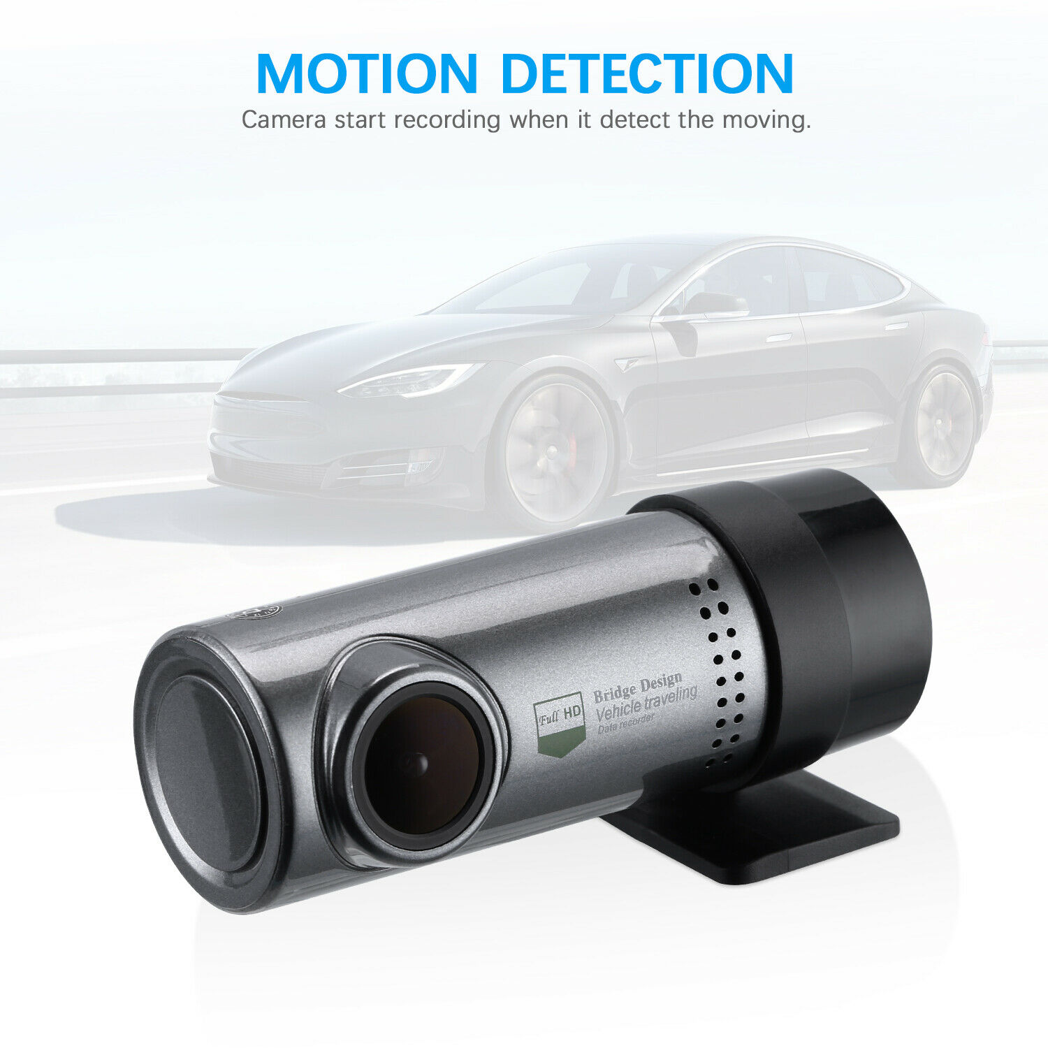 Tube Design 1080P WiFi Dashcam with G-Sensor