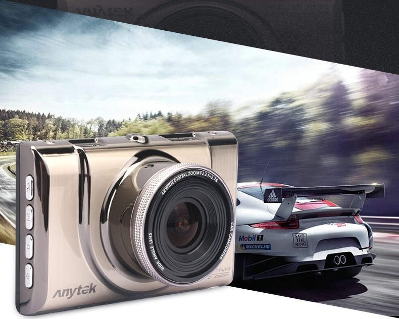 Rose Gold Design 1080P Parking Monitor Dashcam
