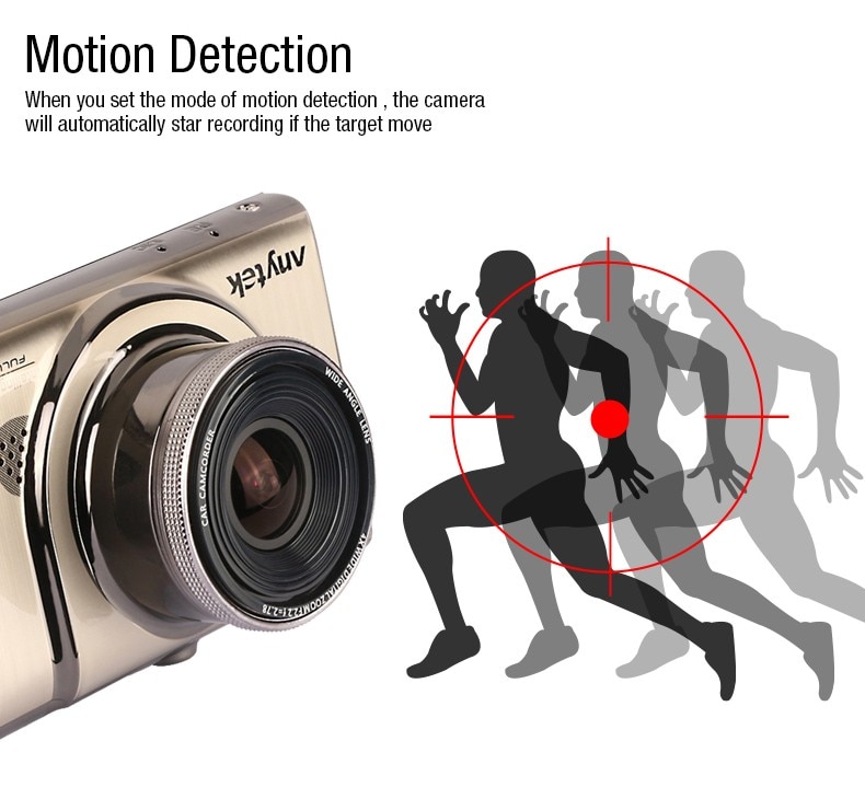 Rose Gold Design 1080P Parking Monitor Dashcam