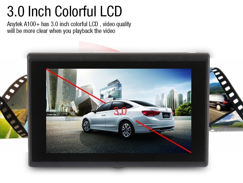 Rose Gold Design 1080P Parking Monitor Dashcam