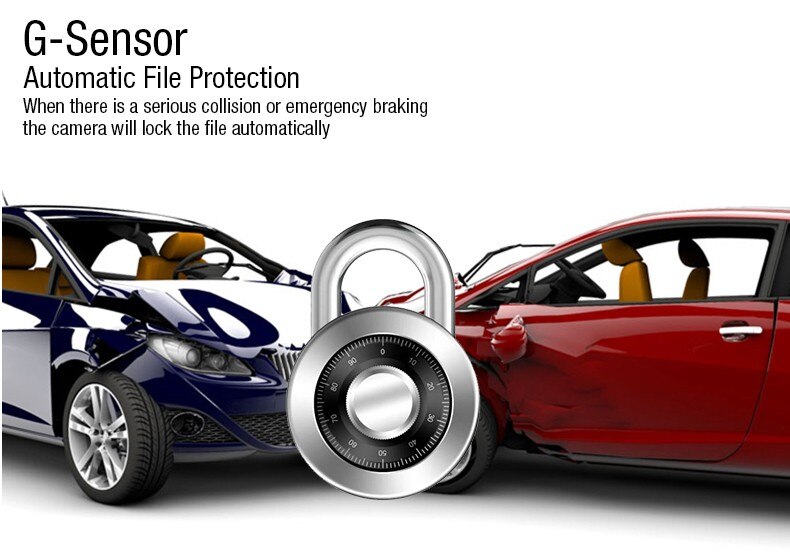 Rose Gold Design 1080P Parking Monitor Dashcam