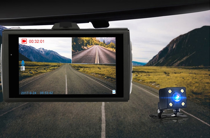 Silver Line Dual Lens Dashcam