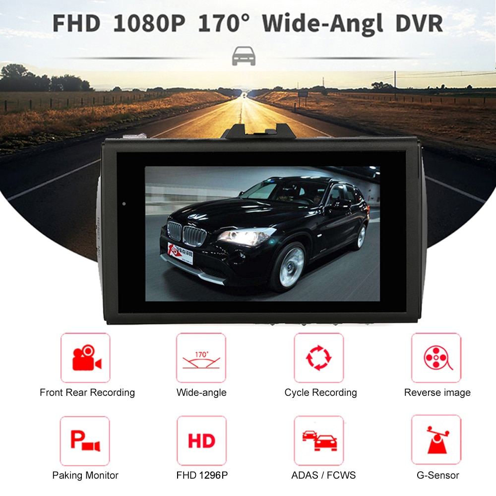 Silver Line Dual Lens Dashcam
