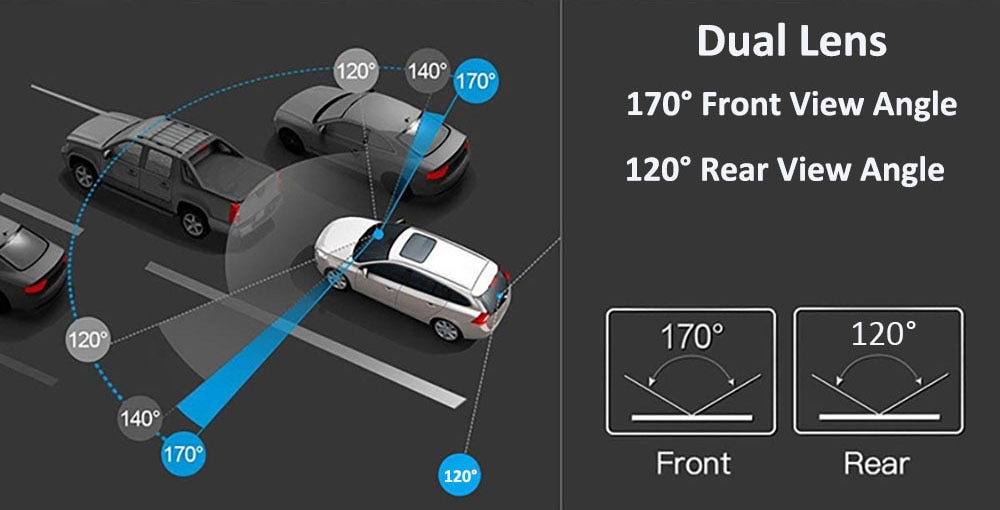 Thin Black Design 2K Full HD Dashcam