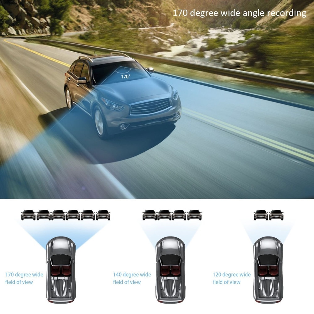 Thin Black Design 2K Full HD Dashcam
