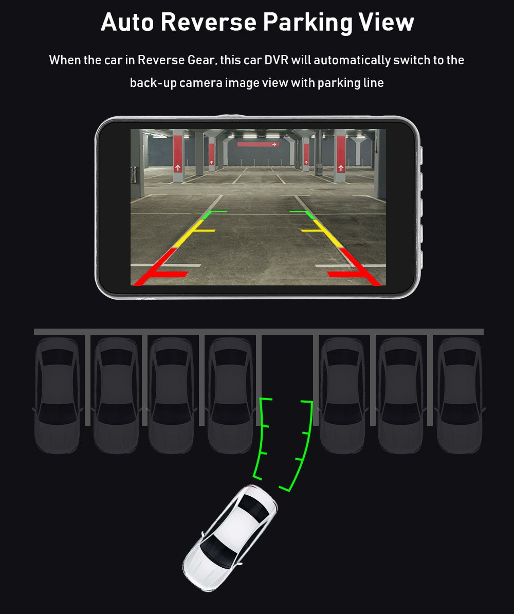 Thin Black Design 2K Full HD Dashcam