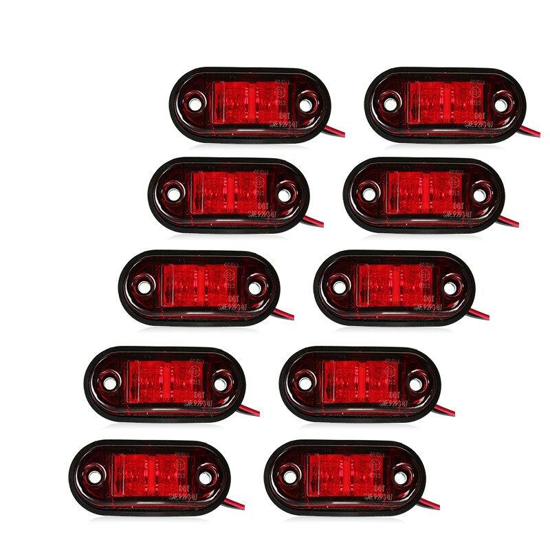 Universal Oval Trailer Side Lights Set