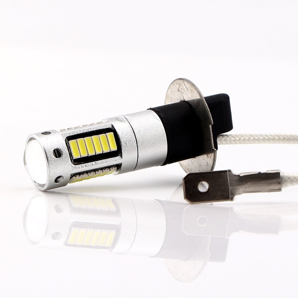 H3 LED Bulb 25W 4014 30SMD White Fog Light for Car