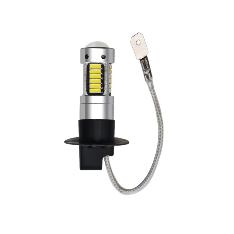 H3 LED Bulb 25W 4014 30SMD White Fog Light for Car