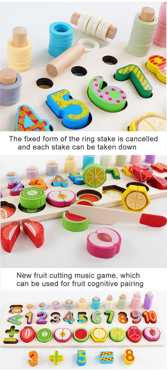 Montessori Educational Wooden Board for Kids