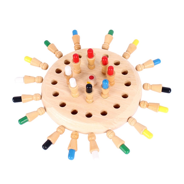 Multicolored Wooden Memory Toy for Children Multicolored Wooden Memory Toy for Children