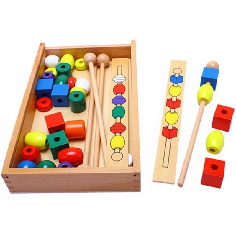 Wooden Blocks Sequencing Toy