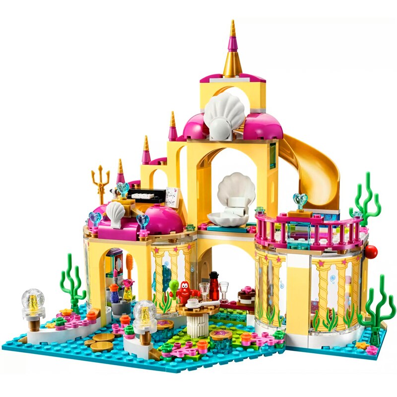 Princess Mermaid Undersea Palace Building Blocks Set 402 Pcs