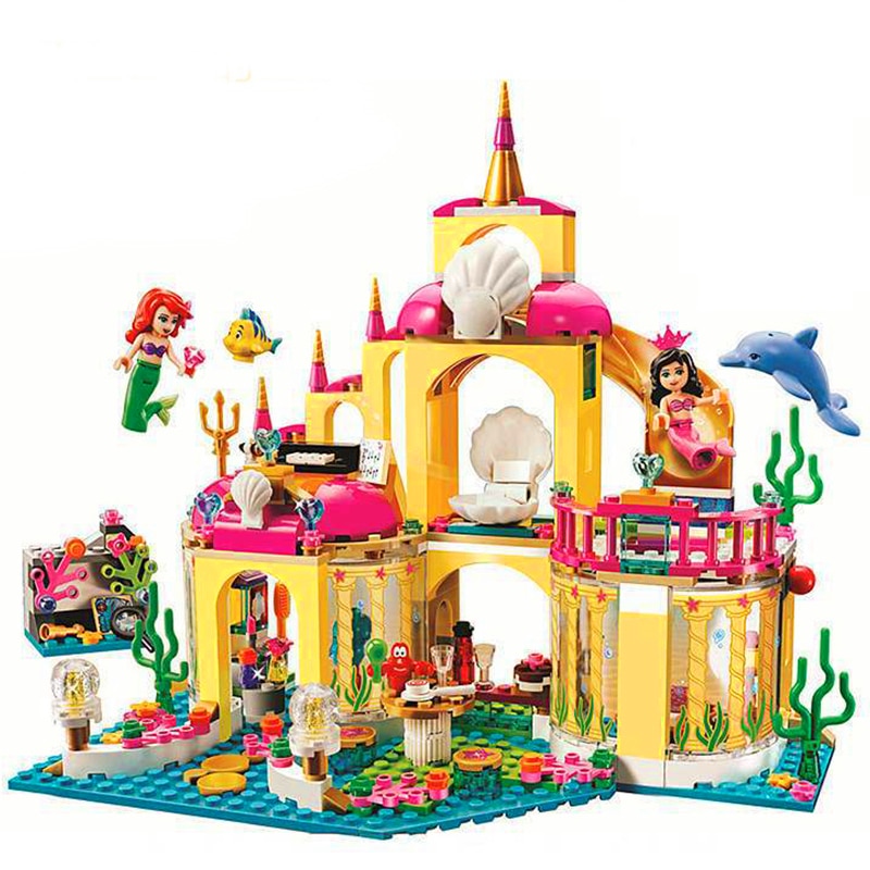 Princess Mermaid Undersea Palace Building Blocks Set 402 Pcs