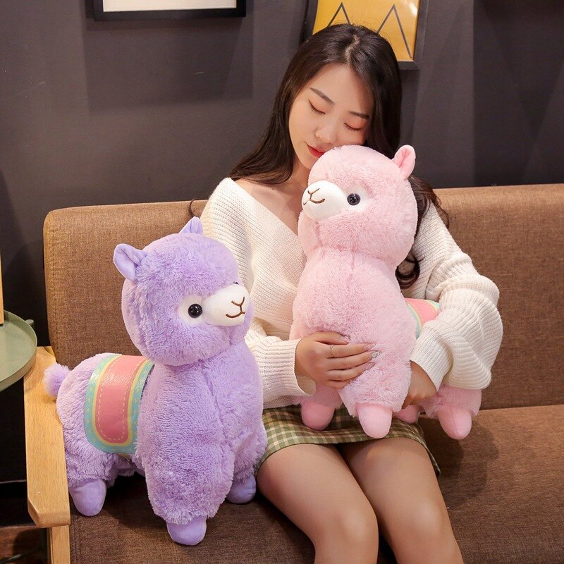 Cute Saddle Alpaca Soft Plush Toys