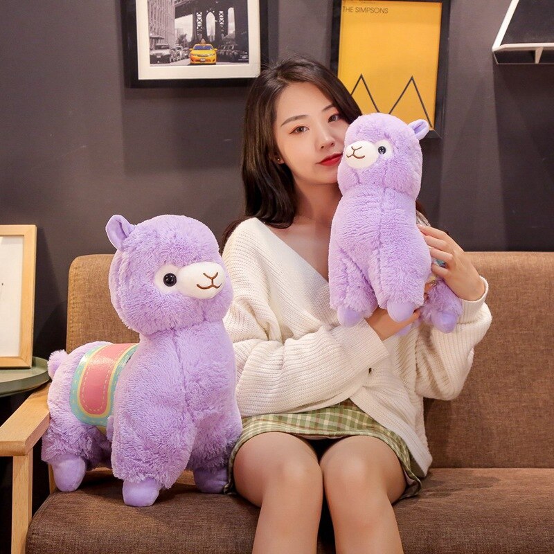 Cute Saddle Alpaca Soft Plush Toys