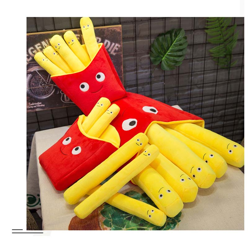 Kids French Fries Shape Pillow