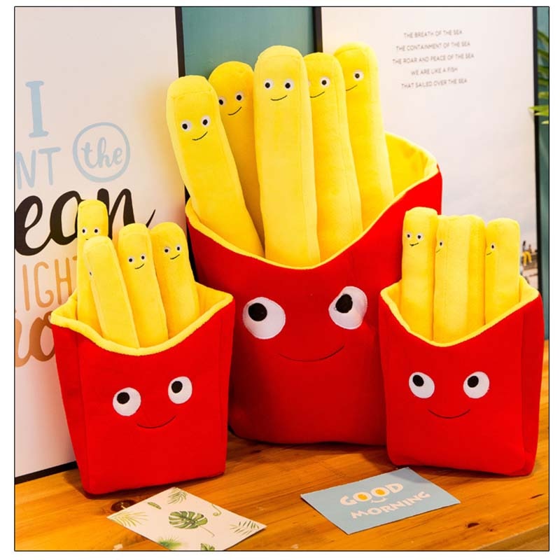 Kids French Fries Shape Pillow
