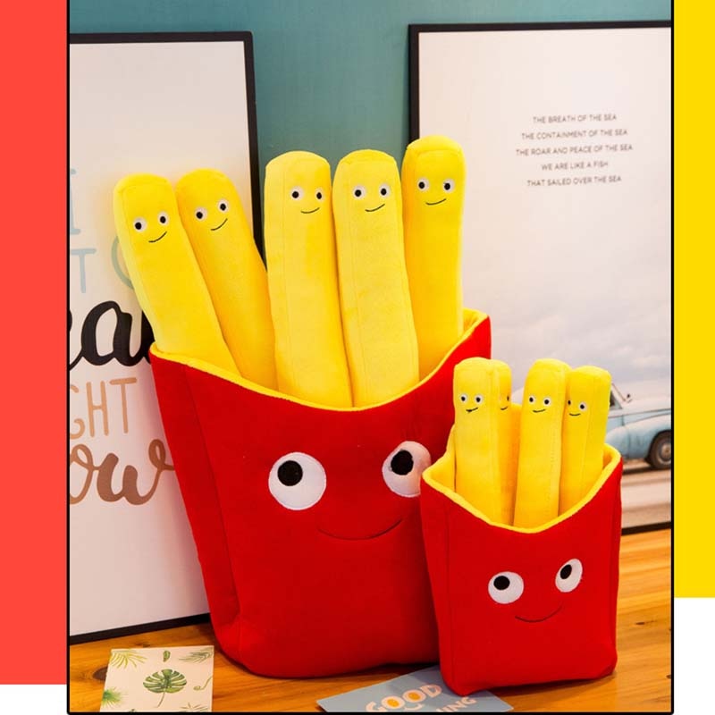 Kids French Fries Shape Pillow