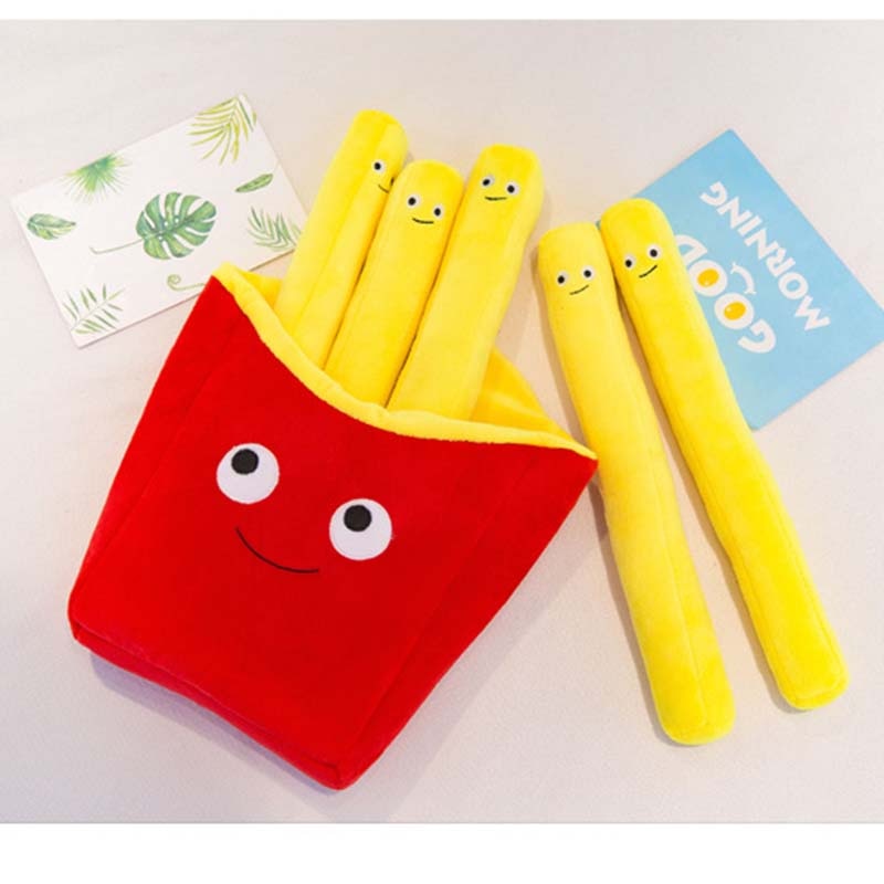 Kids French Fries Shape Pillow