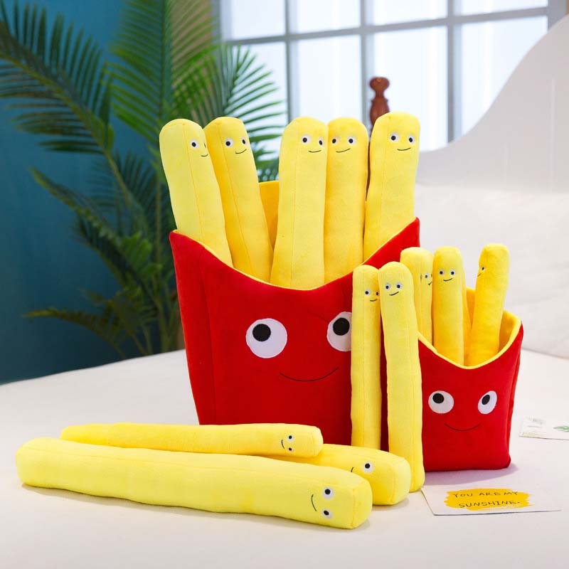 Kids French Fries Shape Pillow