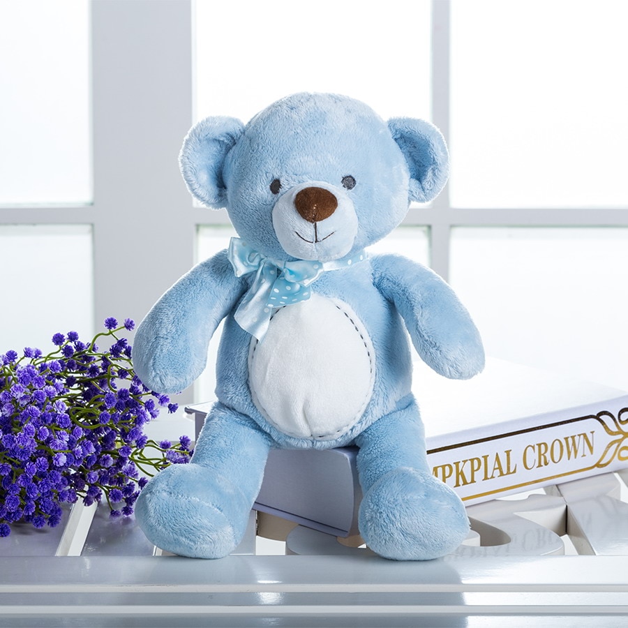 Stuffed Baby Blue Teddy Bear