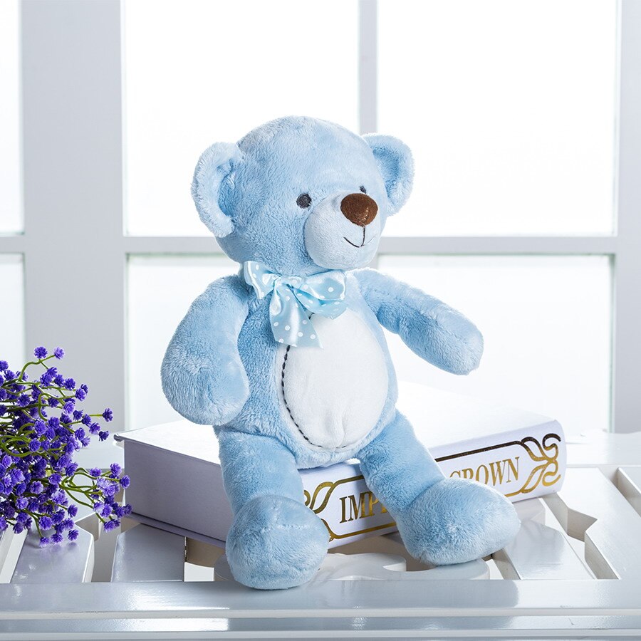 Stuffed Baby Blue Teddy Bear