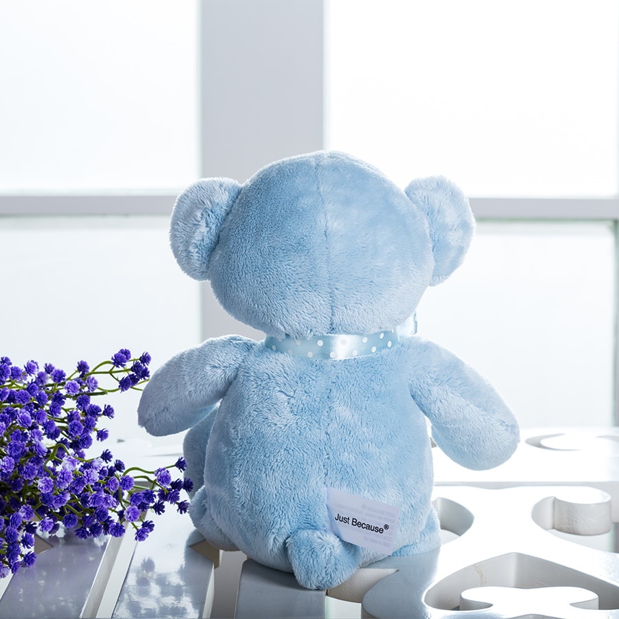 Stuffed Baby Blue Teddy Bear