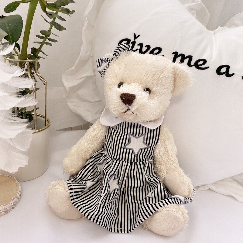 Plush Teddy Bear's Couple in Glasses