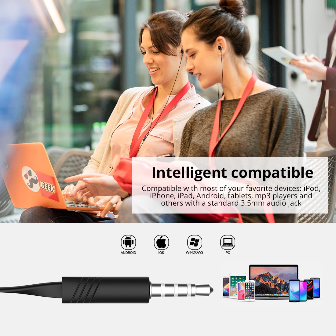 Colorful Flexible Hi Fi In Ear Earphones with Microphone