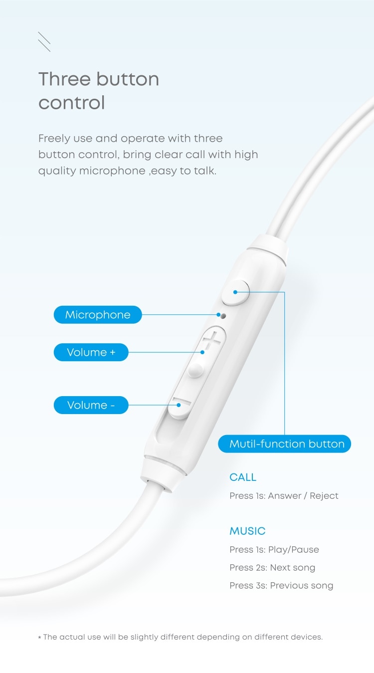 Colorful Flexible Hi Fi In Ear Earphones with Microphone