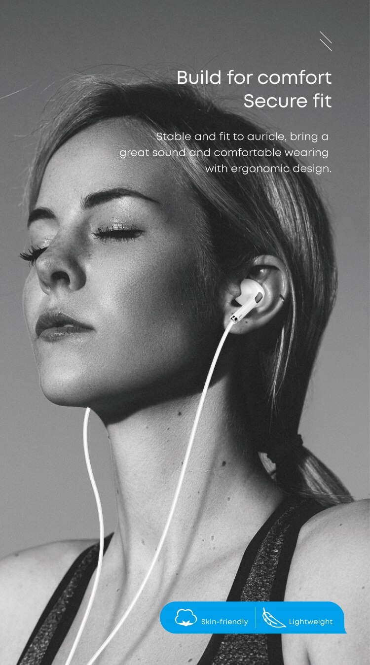 Colorful Flexible Hi Fi In Ear Earphones with Microphone