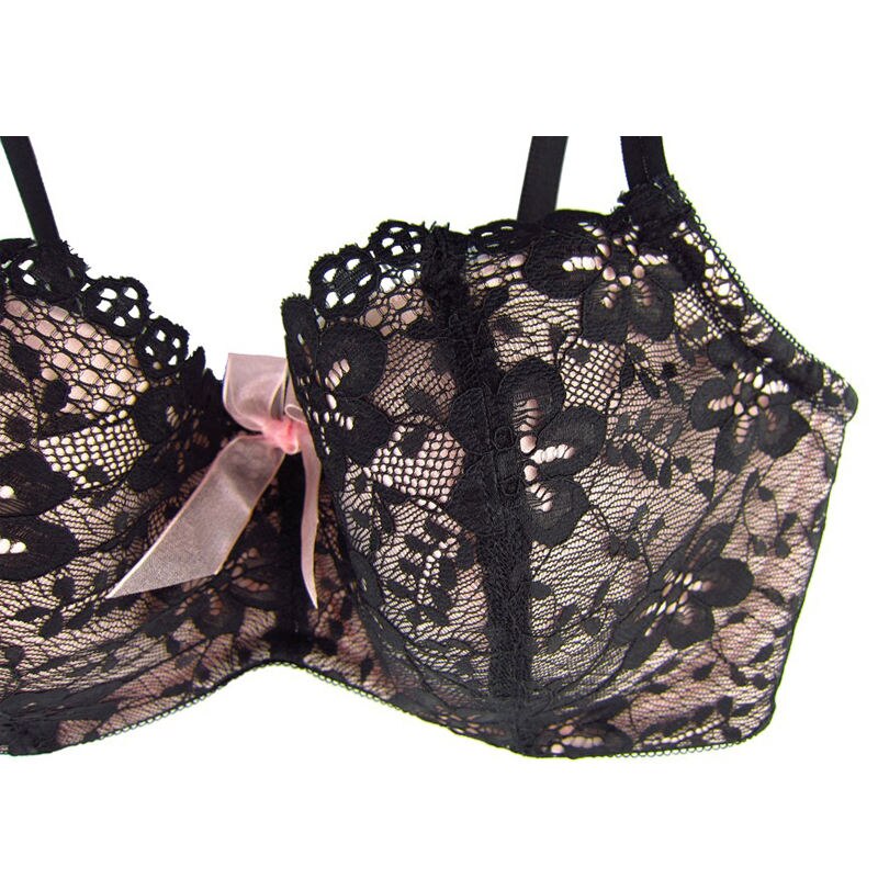 Lace Women's Bra with Little Bow Lace Women's Bra with Little Bow