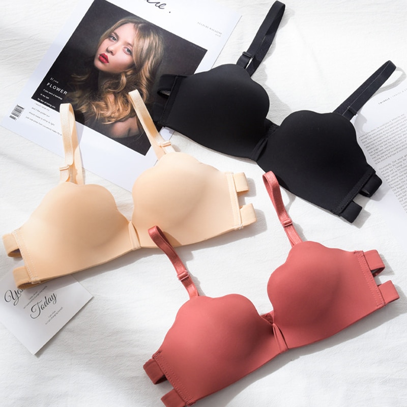Women's Strapless Bra with Floral Shaped Cup