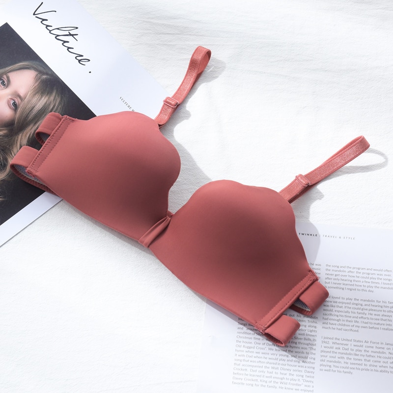 Women's Strapless Bra with Floral Shaped Cup