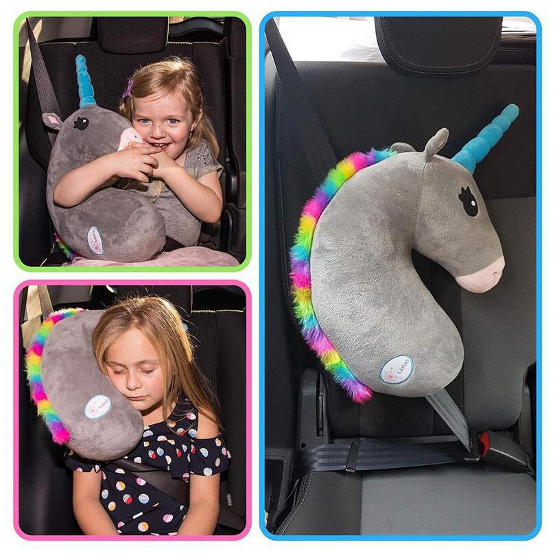 Unicorn Shaped Car Seat Belt Pillow Unicorn Shaped Car Seat Belt Pillow