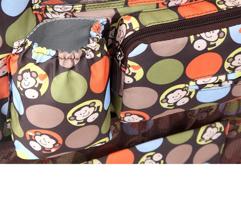 Cartoon Printed Car Seat Cover with Pockets
