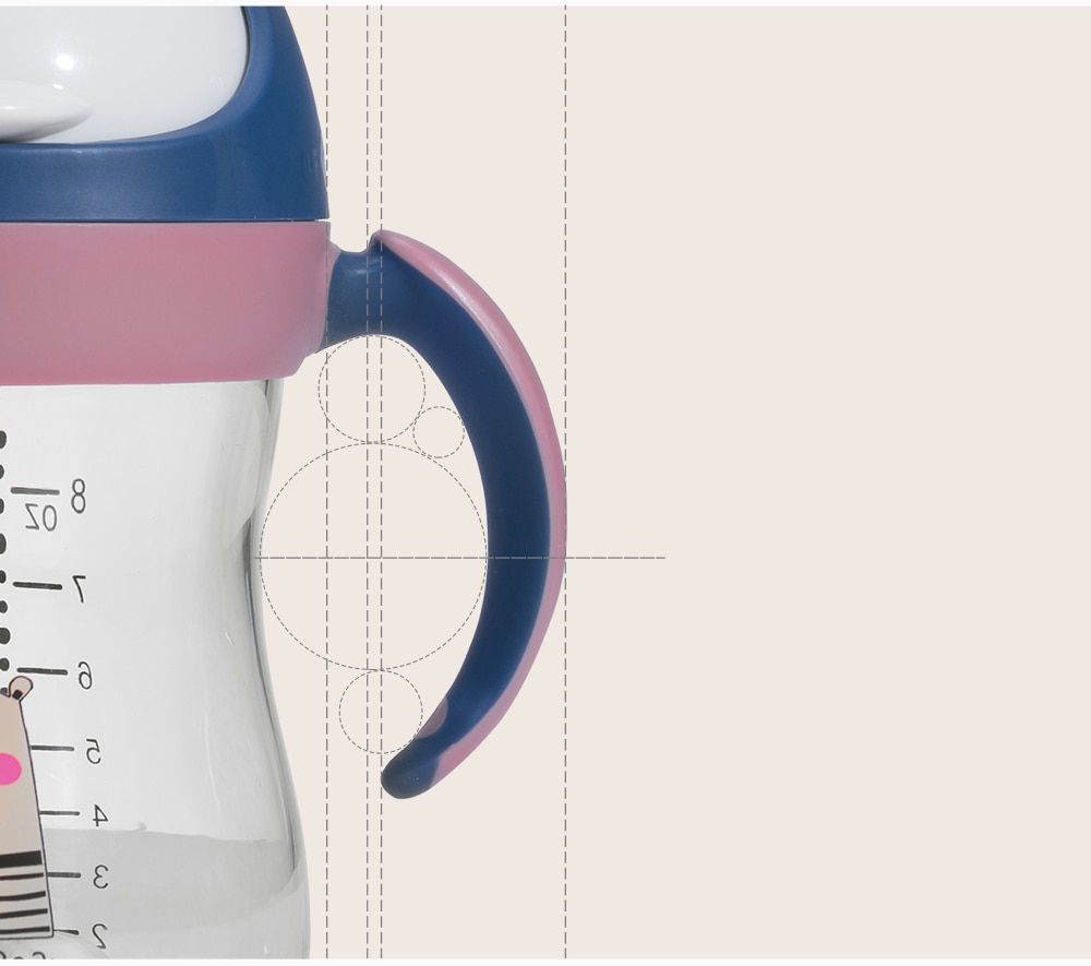 Baby Safe Bottle with Straw