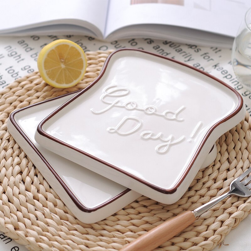 Toast Shaped Plate